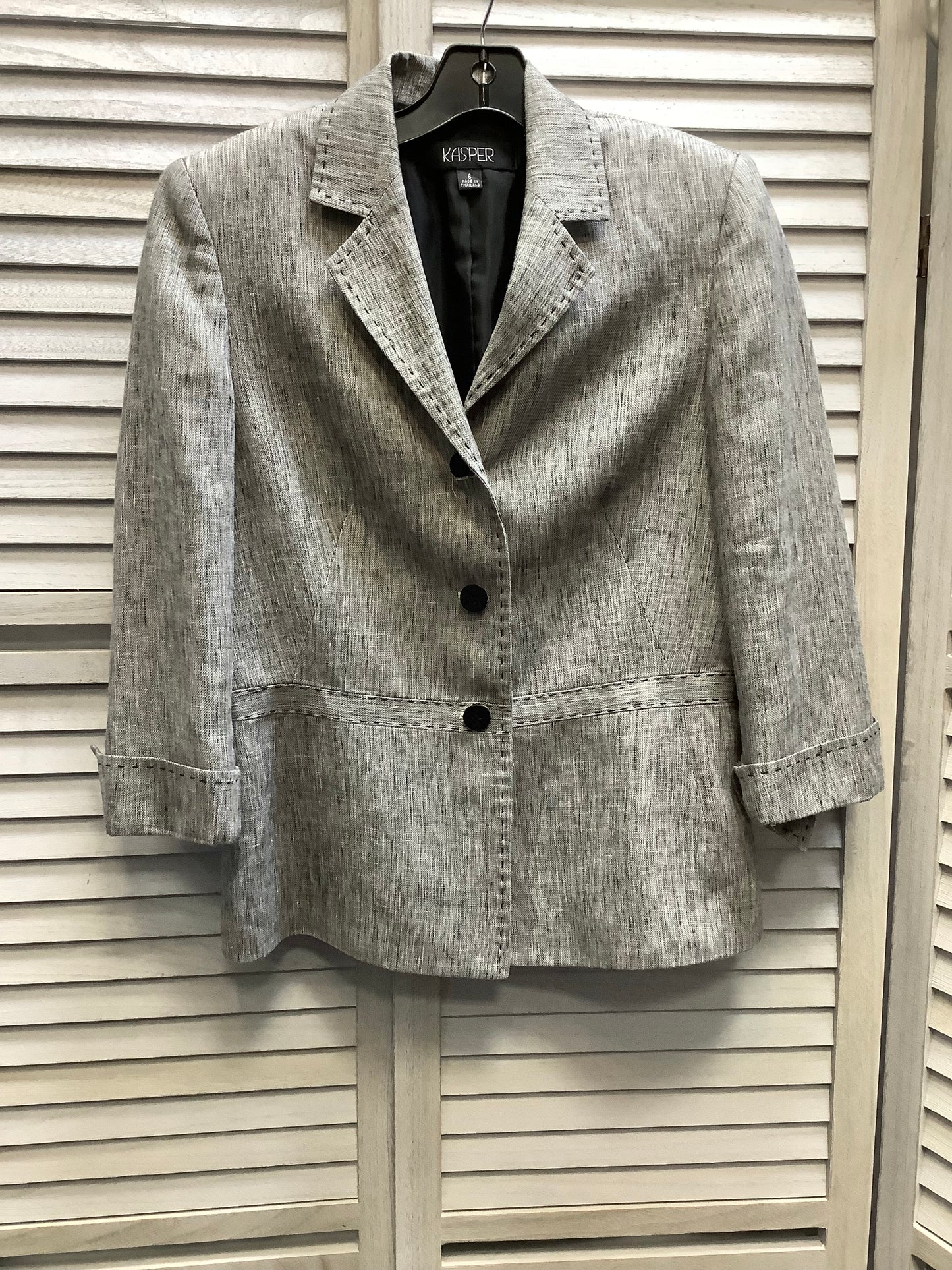 Grey Blazer Kasper, Size 6