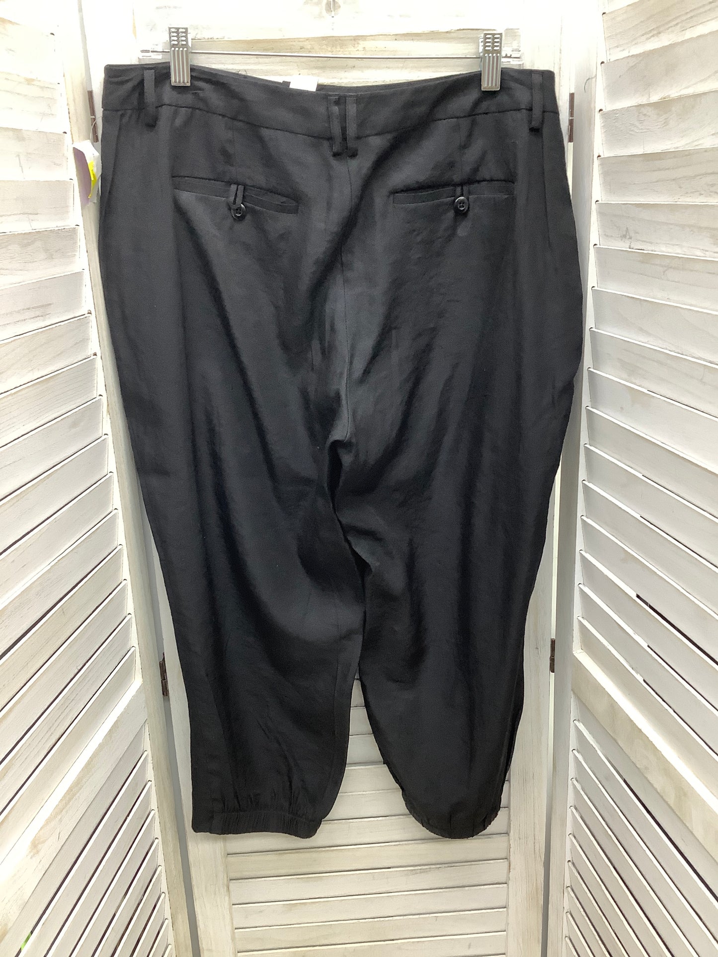 Pants Linen By Lc Lauren Conrad In Black, Size: 14