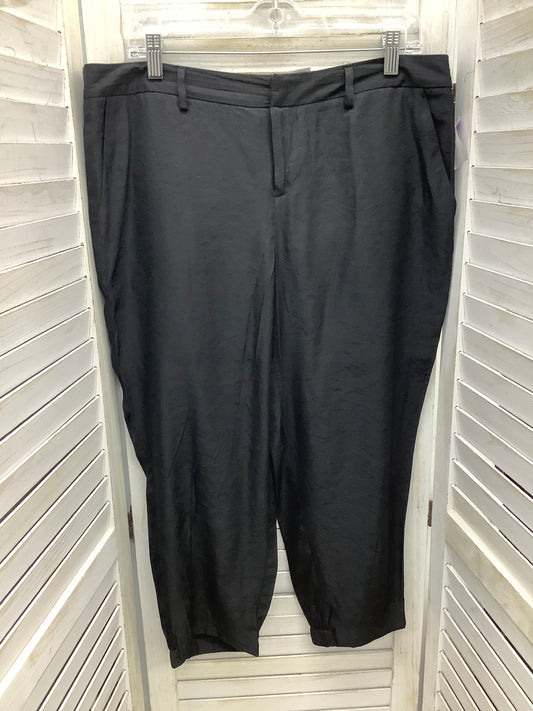 Pants Linen By Lc Lauren Conrad In Black, Size: 14