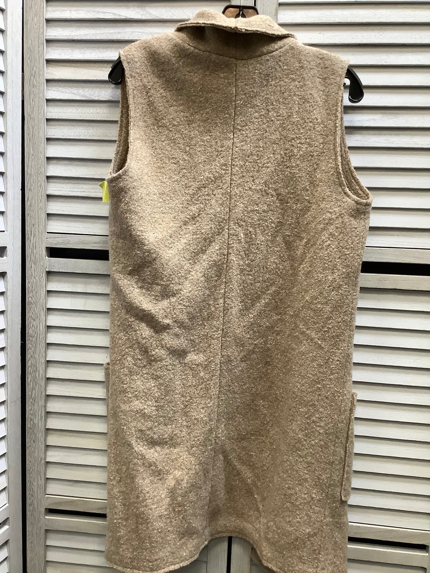 Vest Other By Tahari In Tan, Size: S