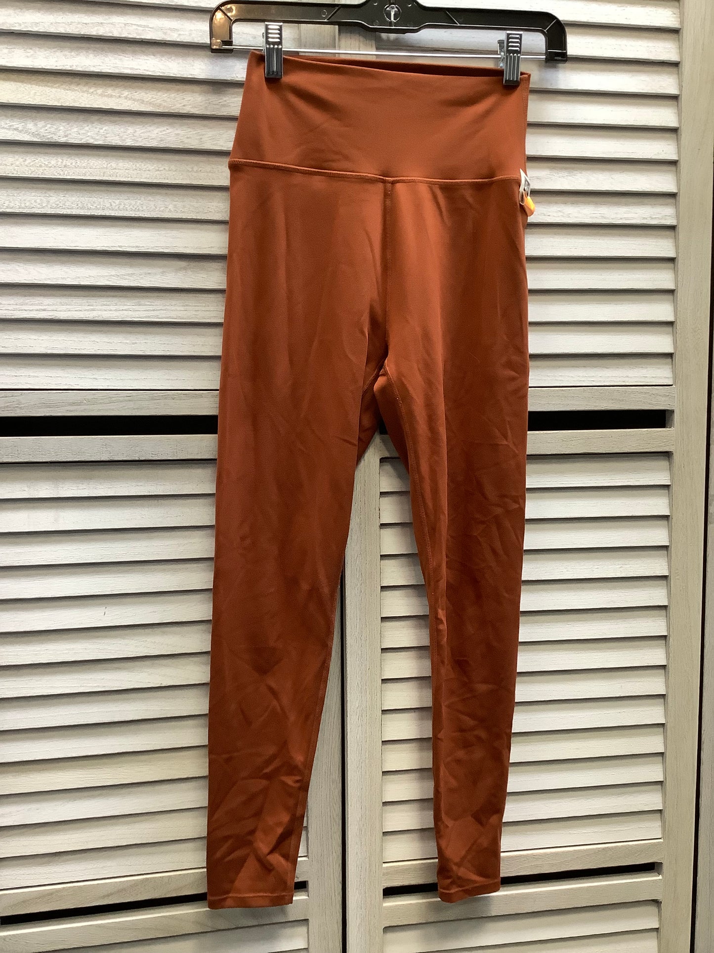 Athletic Leggings By Sage In Rust, Size: S