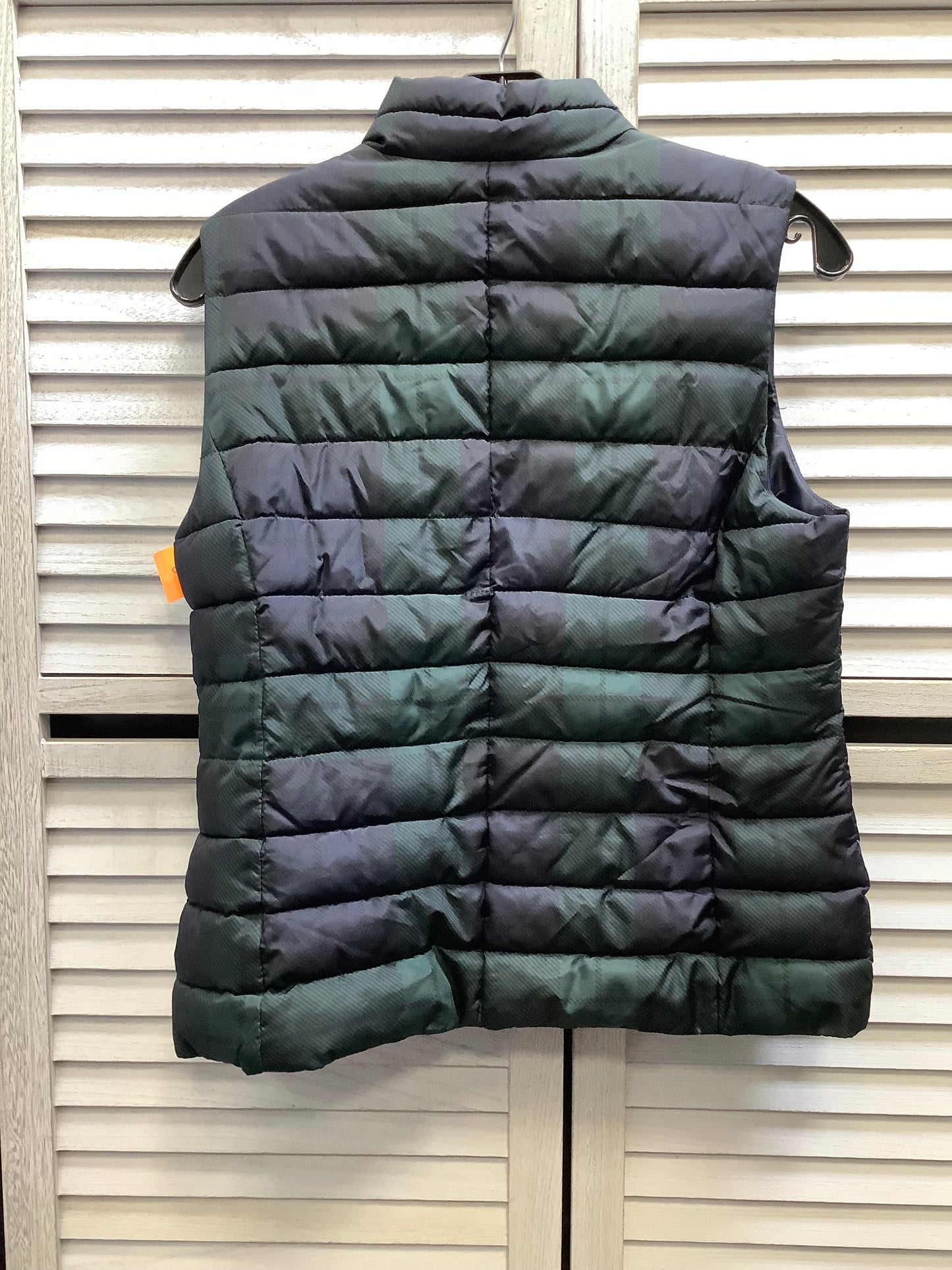 Vest Puffer & Quilted By Colebrook In Plaid, Size: S