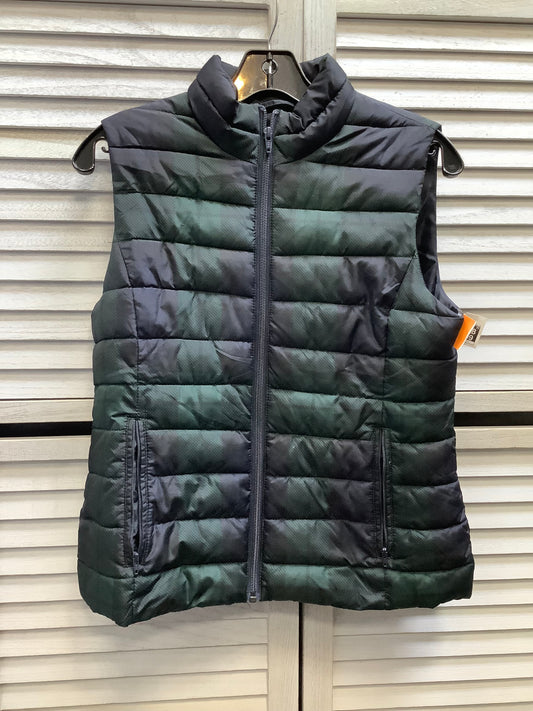 Vest Puffer & Quilted By Colebrook In Plaid, Size: S