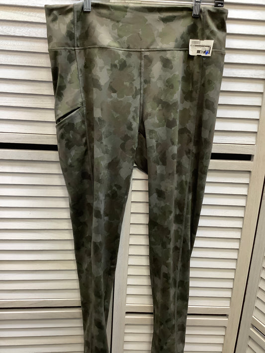 Athletic Leggings By Orvis In Camoflauge, Size: Medium