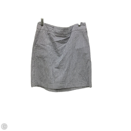 Skirt Mini & Short By Kenar In Striped Pattern, Size: 10