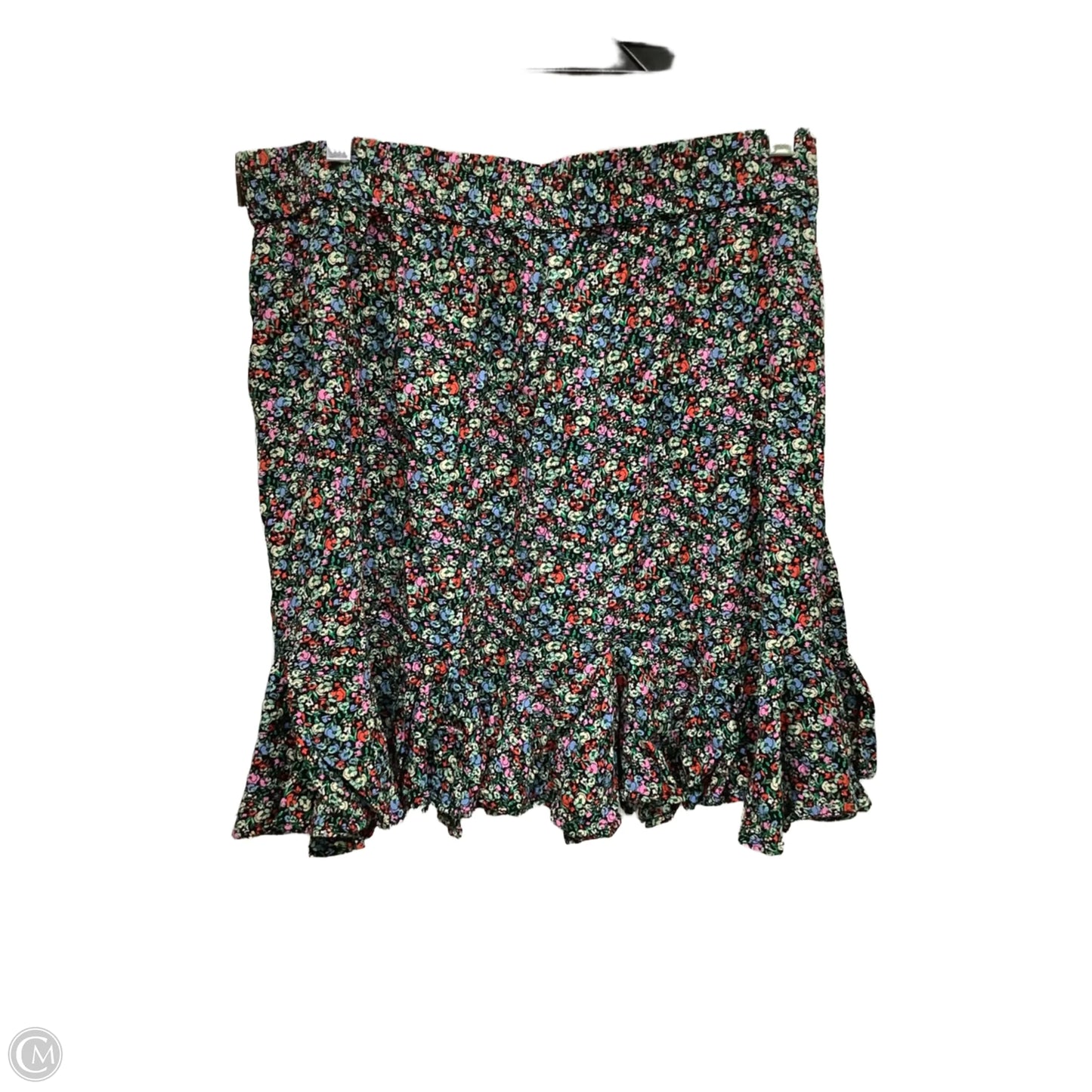 Skirt Mini & Short By Loft In Floral Print, Size: Xl