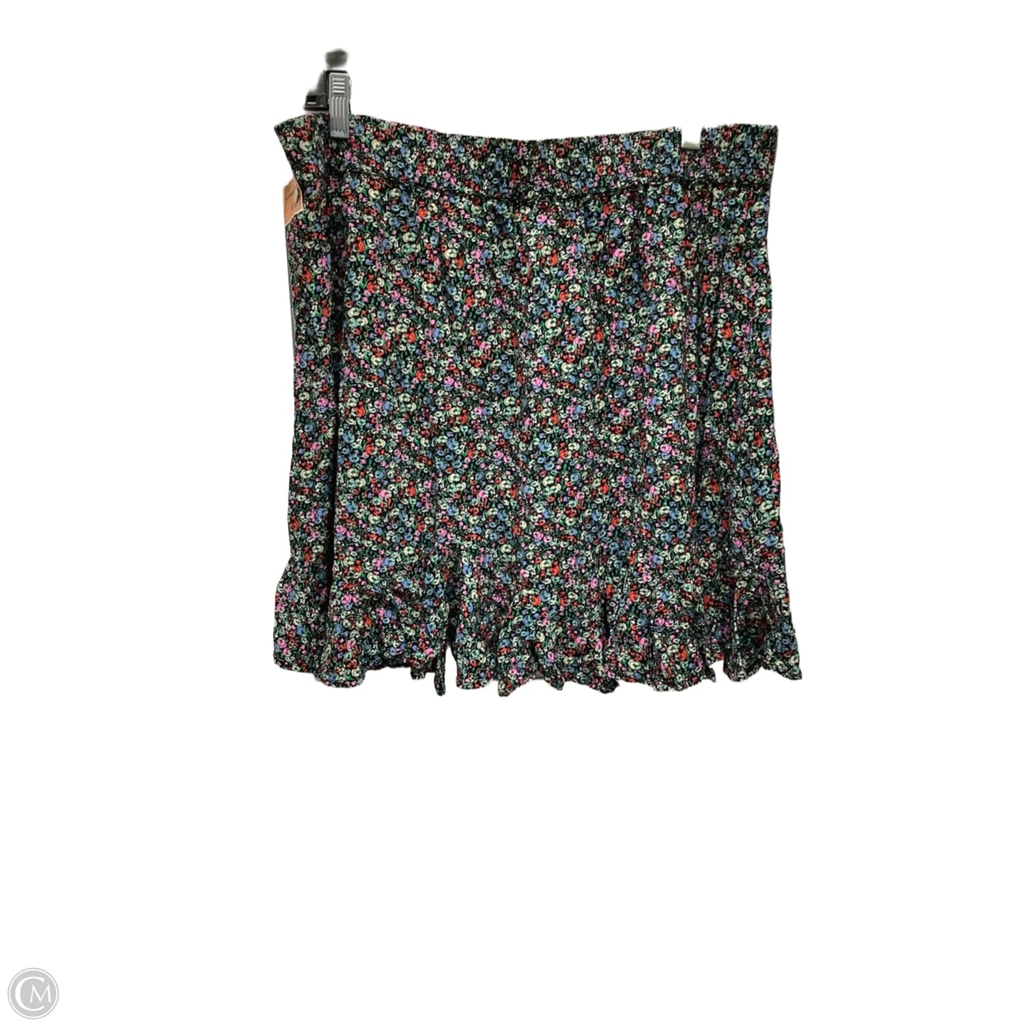 Skirt Mini & Short By Loft In Floral Print, Size: Xl