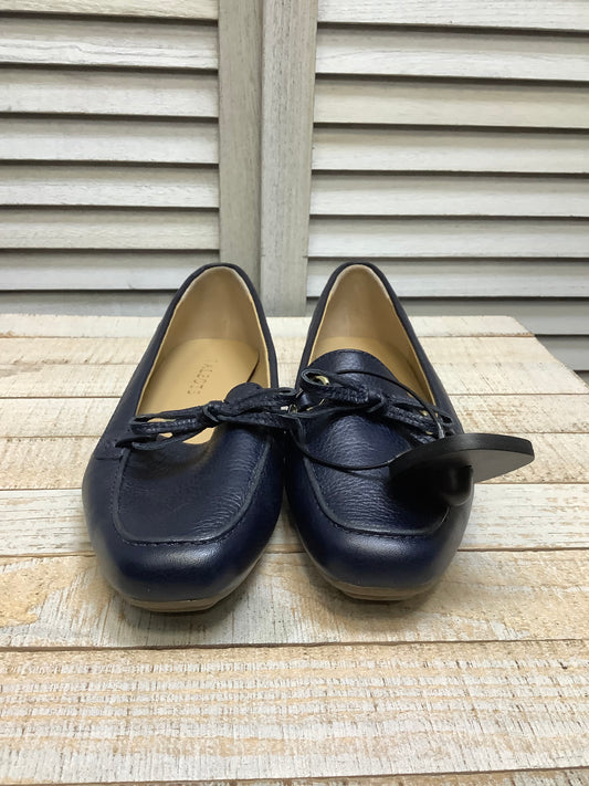 Navy Shoes Flats Talbots, Size 7.5