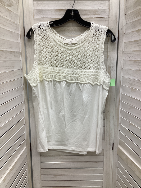 Top Sleeveless By Loft  Size: L