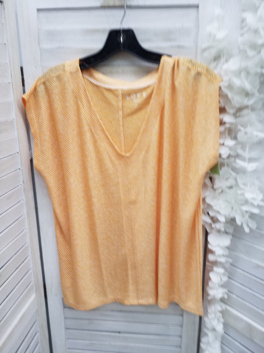 Top Short Sleeve By Loft  Size: Large