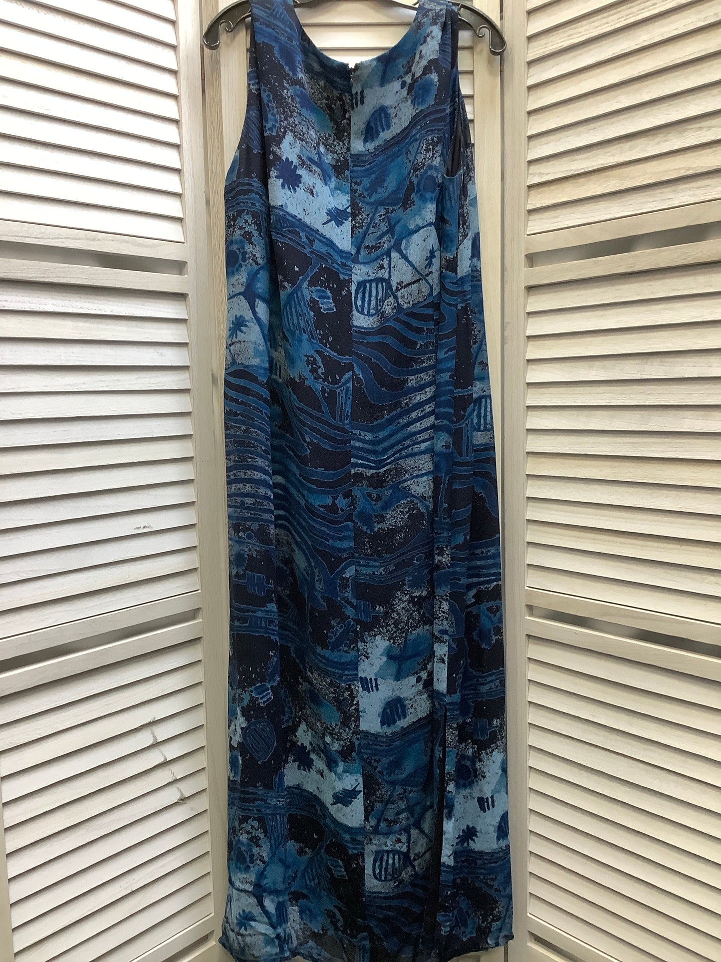 Navy Dress Casual Maxi Elisabeth, Size 18