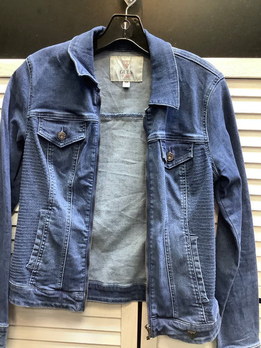 Blue Denim Jacket Denim Guess, Size M