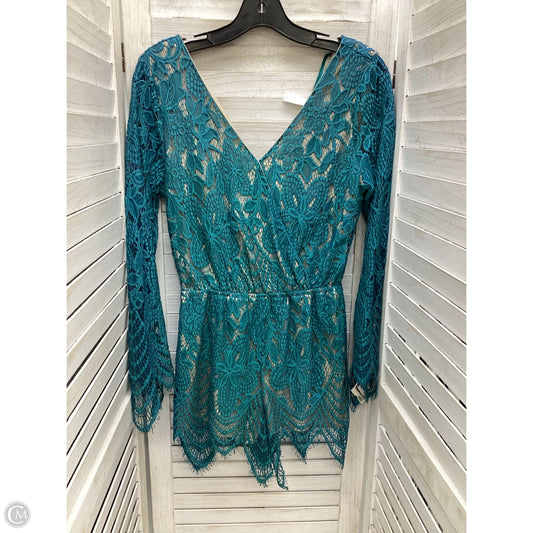 Romper By Xhilaration In Green, Size: Xs