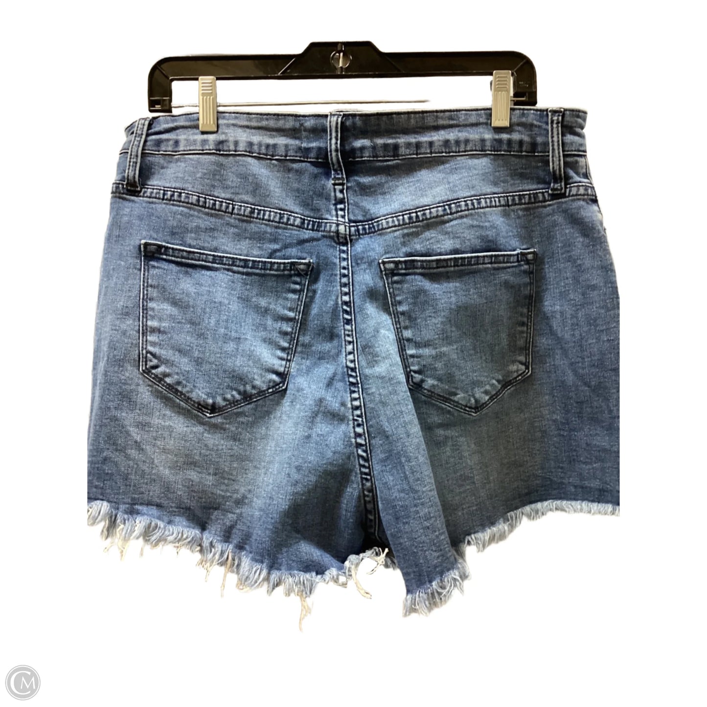 Shorts By Fashion Nova In Blue Denim, Size: Xl