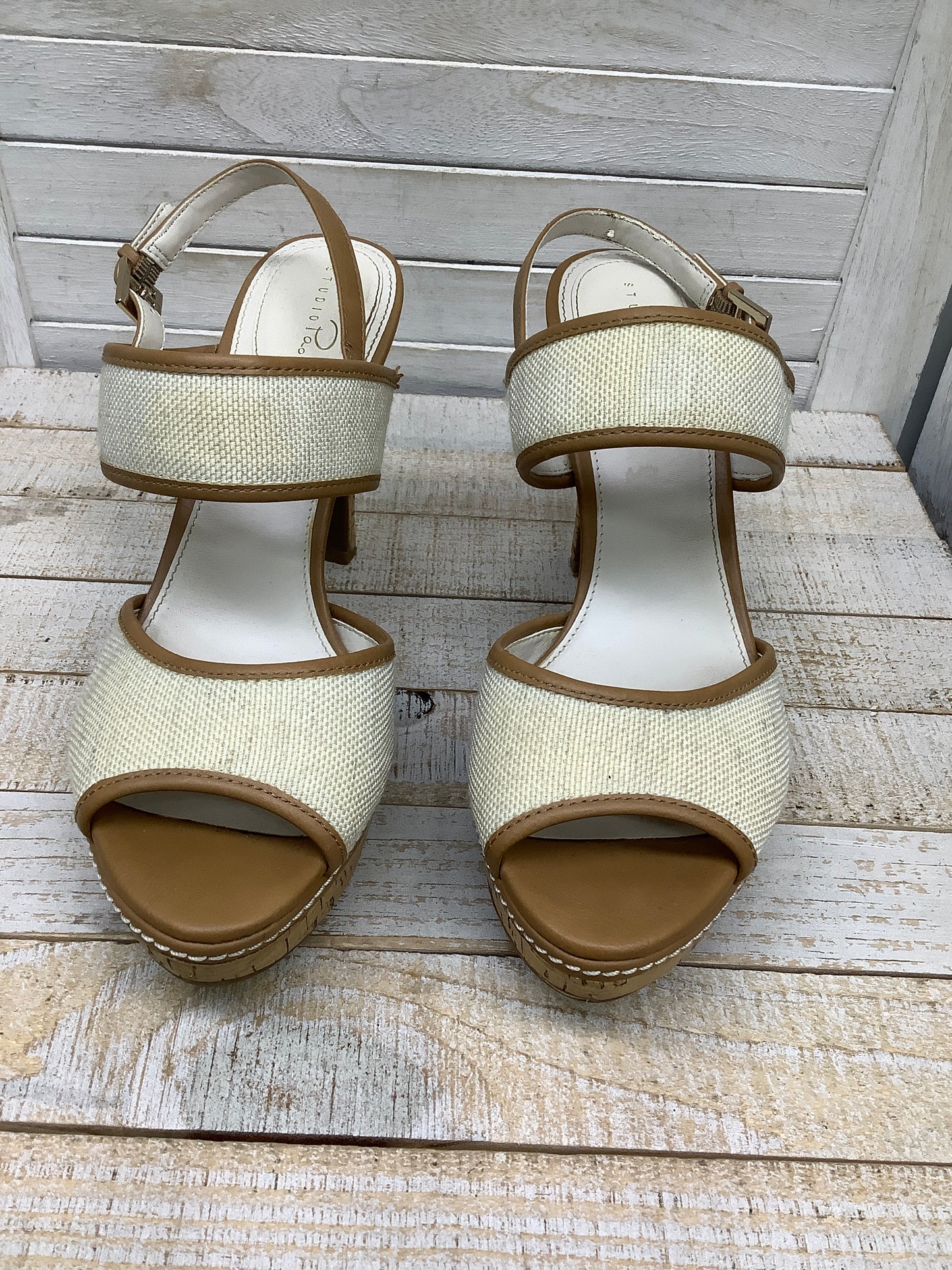 Sandals Heels Platform By Clothes Mentor  Size: 8