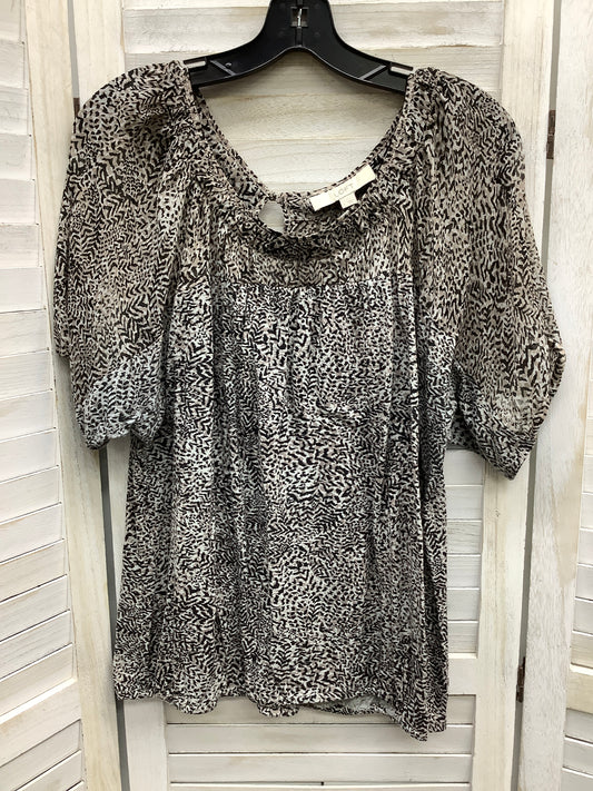 Top Short Sleeve By Loft  Size: L