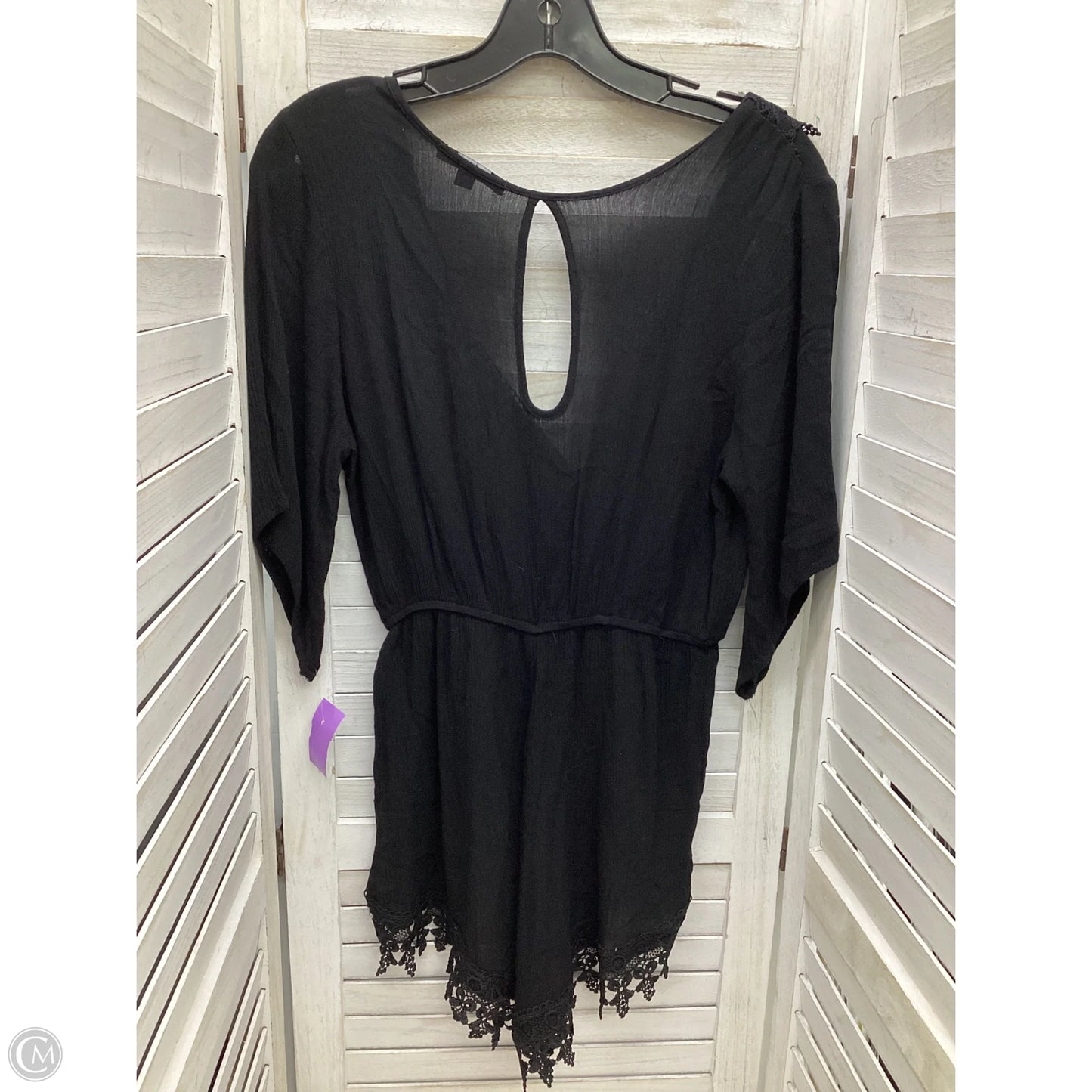 Romper By Ambiance Apparel In Black, Size: S