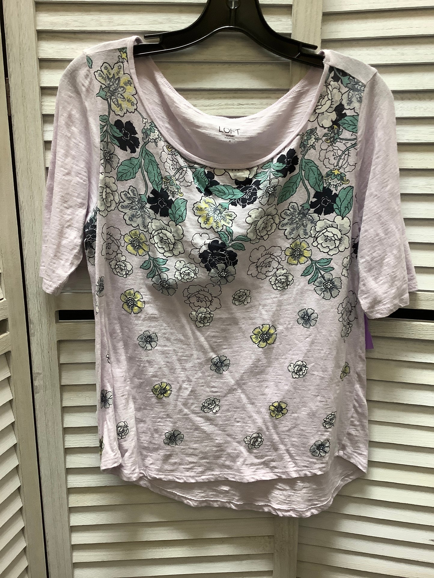 Top Short Sleeve Basic By Loft  Size: M