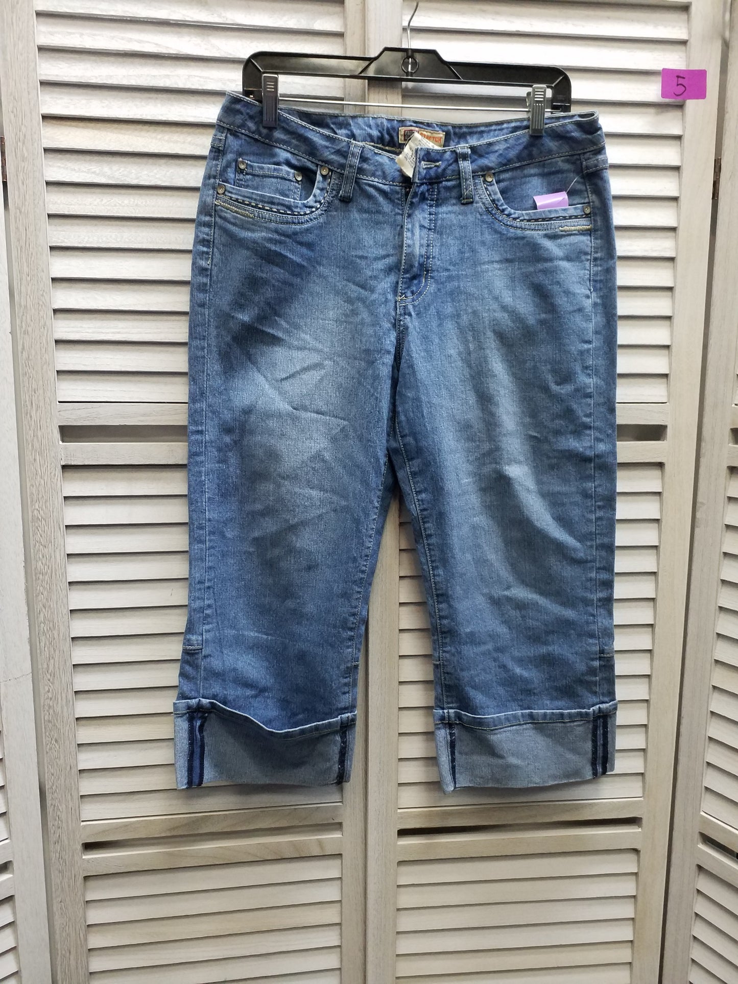 Blue Denim Capris Faded Glory, Size 10