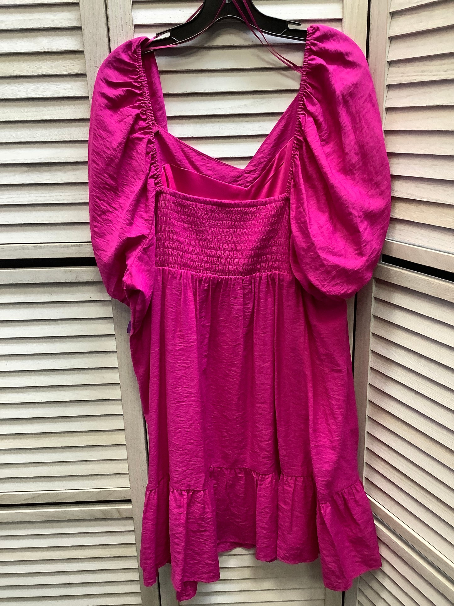 Dress Casual Midi By Nine West In Pink, Size: 3x