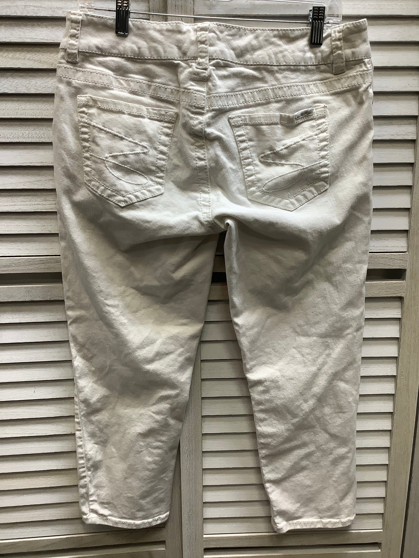 White Capris Seven 7, Size 10