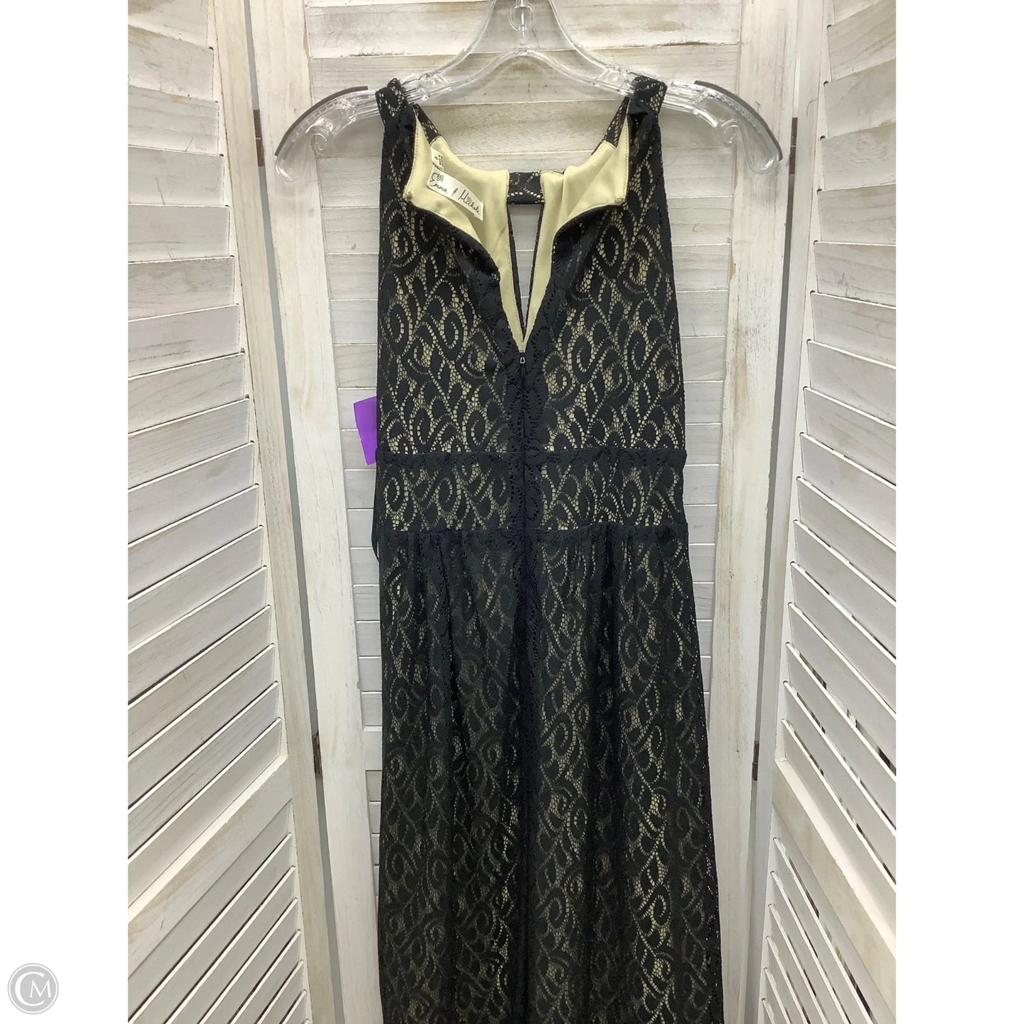 Dress Casual Maxi By Emma And Michele In Black & Cream, Size: 6