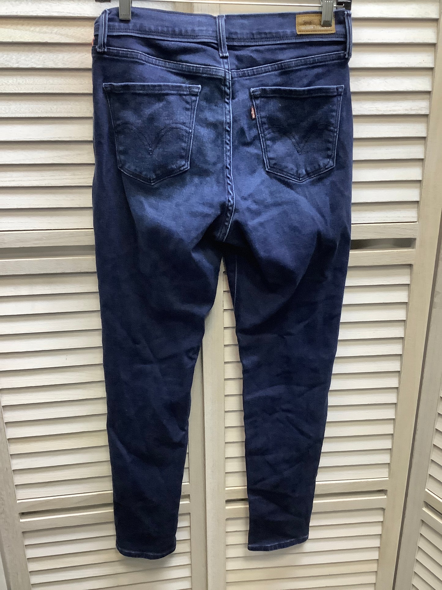 Blue Denim Jeans Skinny Levis, Size 10