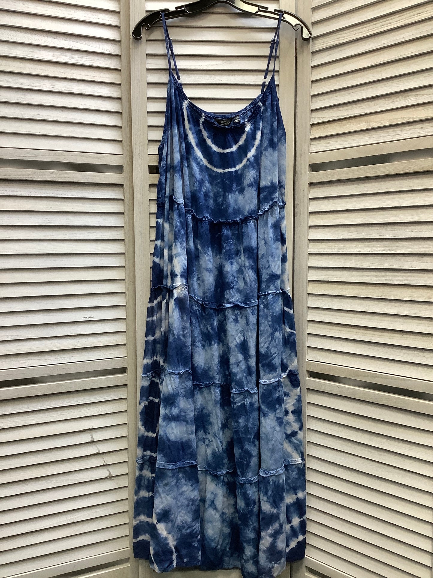 Blue Dress Casual Maxi Mlle Gabrielle, Size 3x