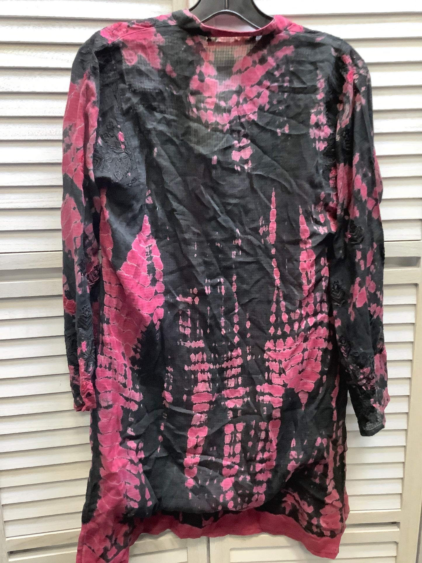 Tie Dye Print Swimwear Cover-up Clothes Mentor, Size 12