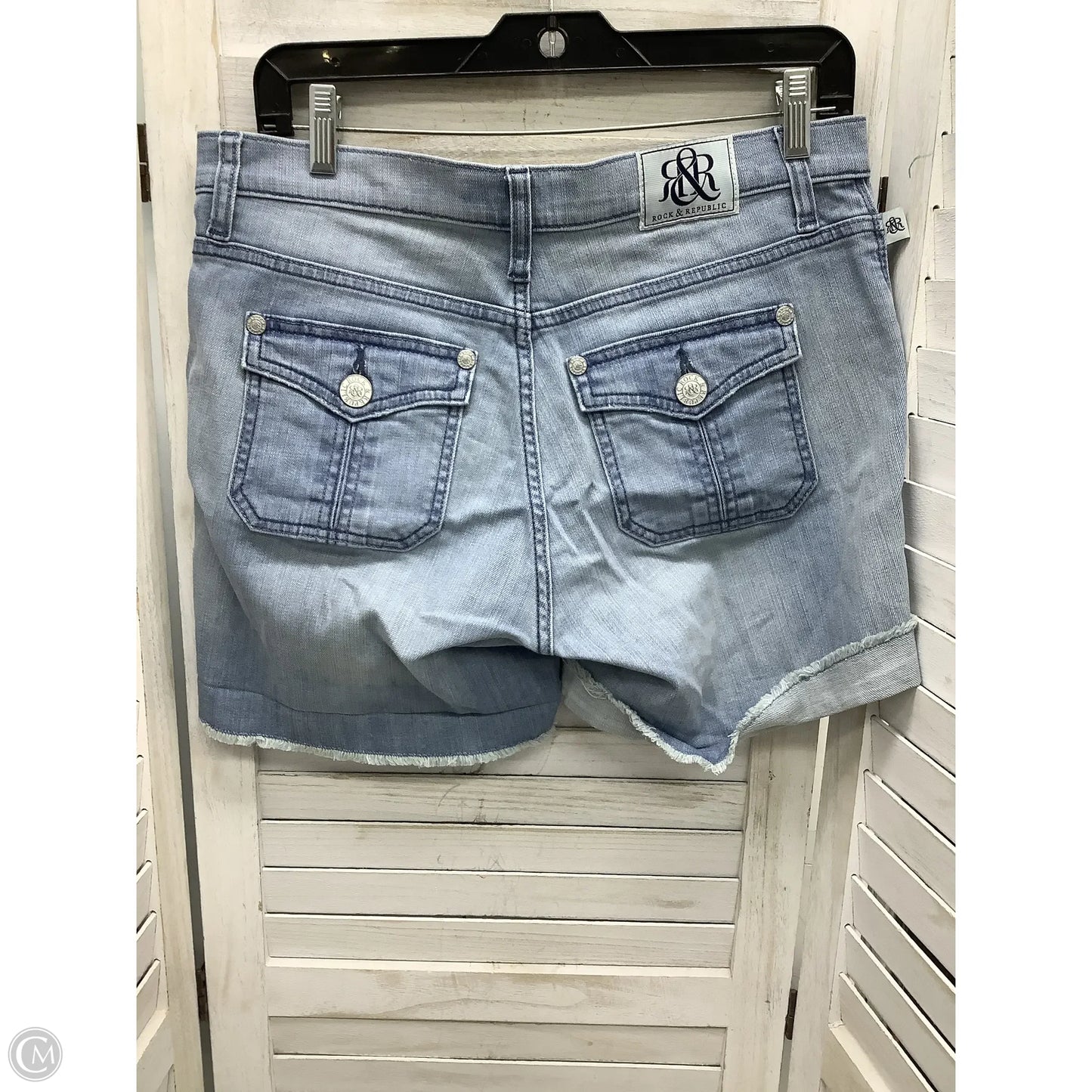 Shorts By Rock And Republic In Blue Denim, Size: 8