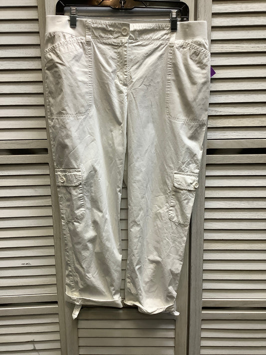 White Capris Talbots, Size 10