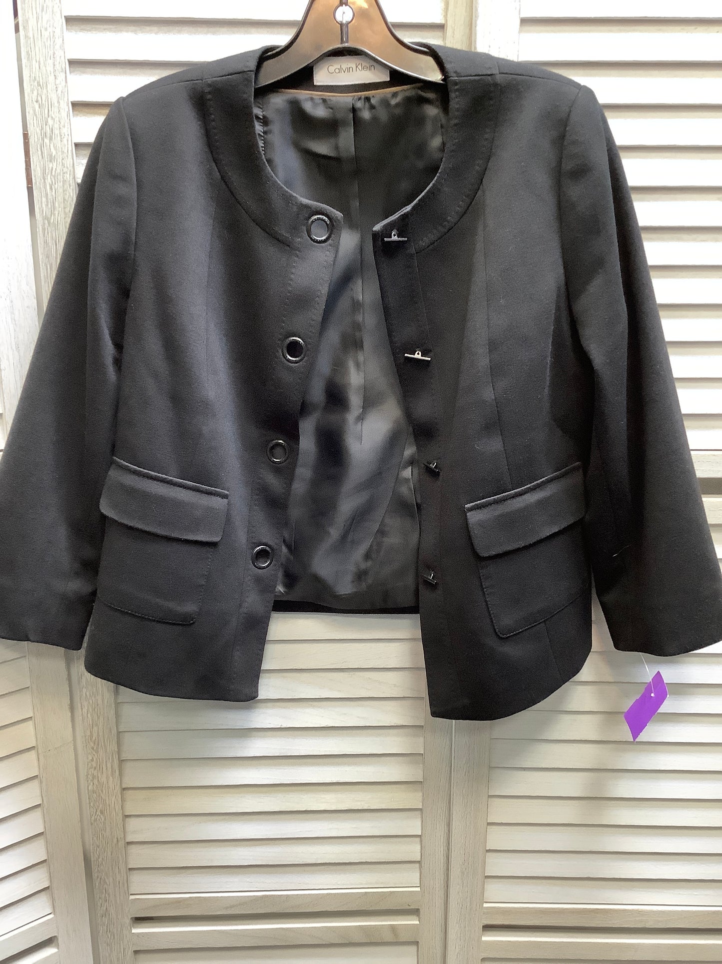 Black Blazer Calvin Klein, Size 2