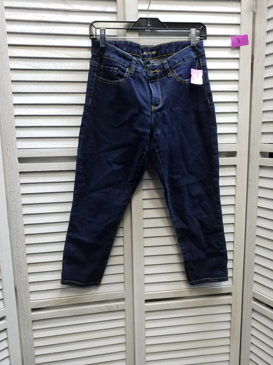 Blue Denim Jeans Cropped Michael Kors, Size 4