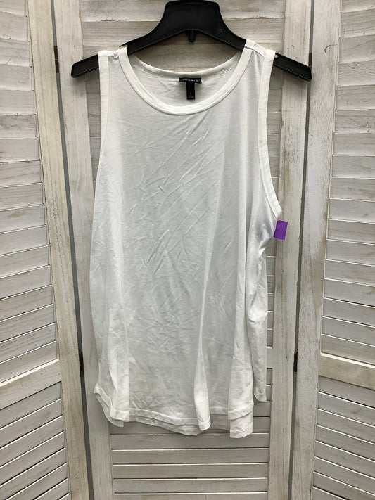 Top Sleeveless By Torrid In White, Size: 1x