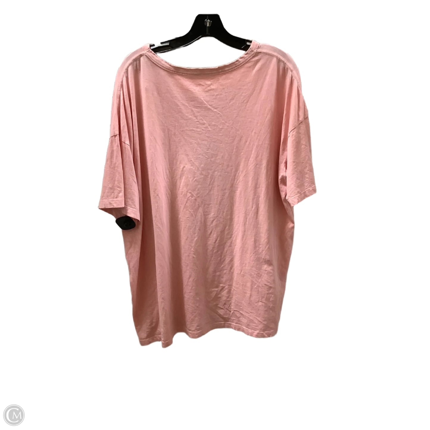 Top Short Sleeve Basic By Aerie In Pink, Size: L