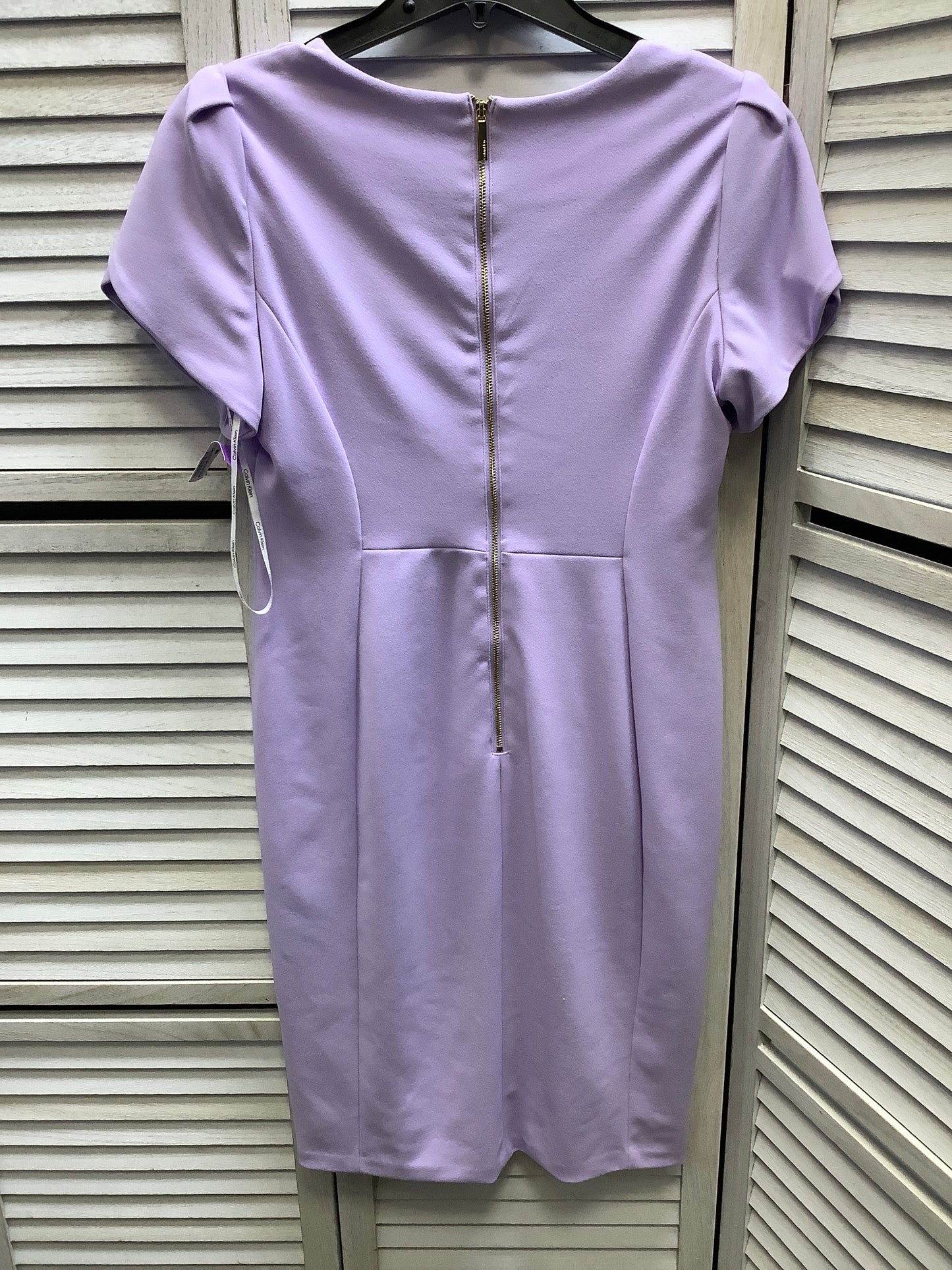 Dress Casual Short By Calvin Klein In Purple, Size: 10