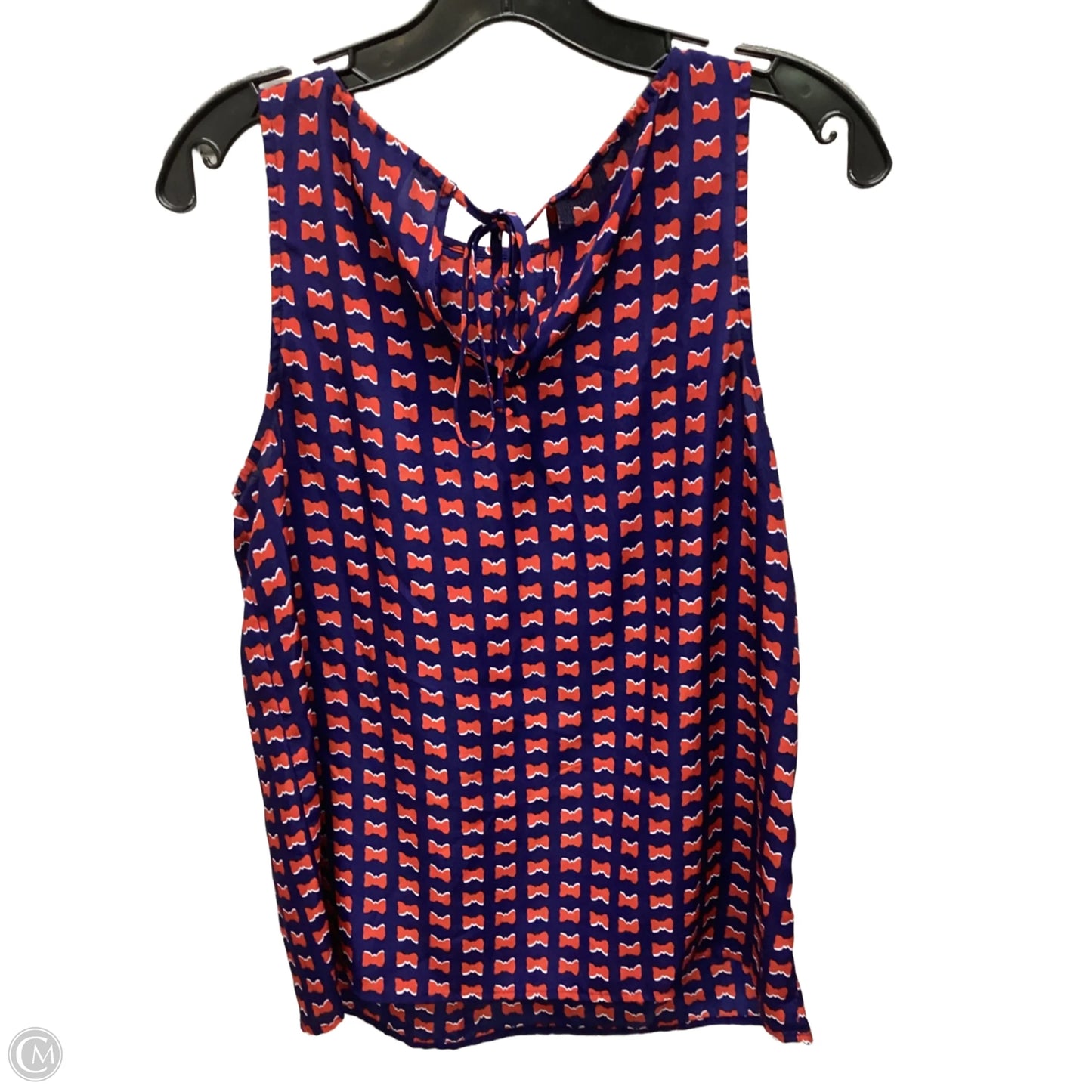 Top Sleeveless By Cynthia Rowley In Blue Red & White, Size: S