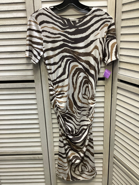 Dress Casual Midi By Venus In Animal Print, Size: S