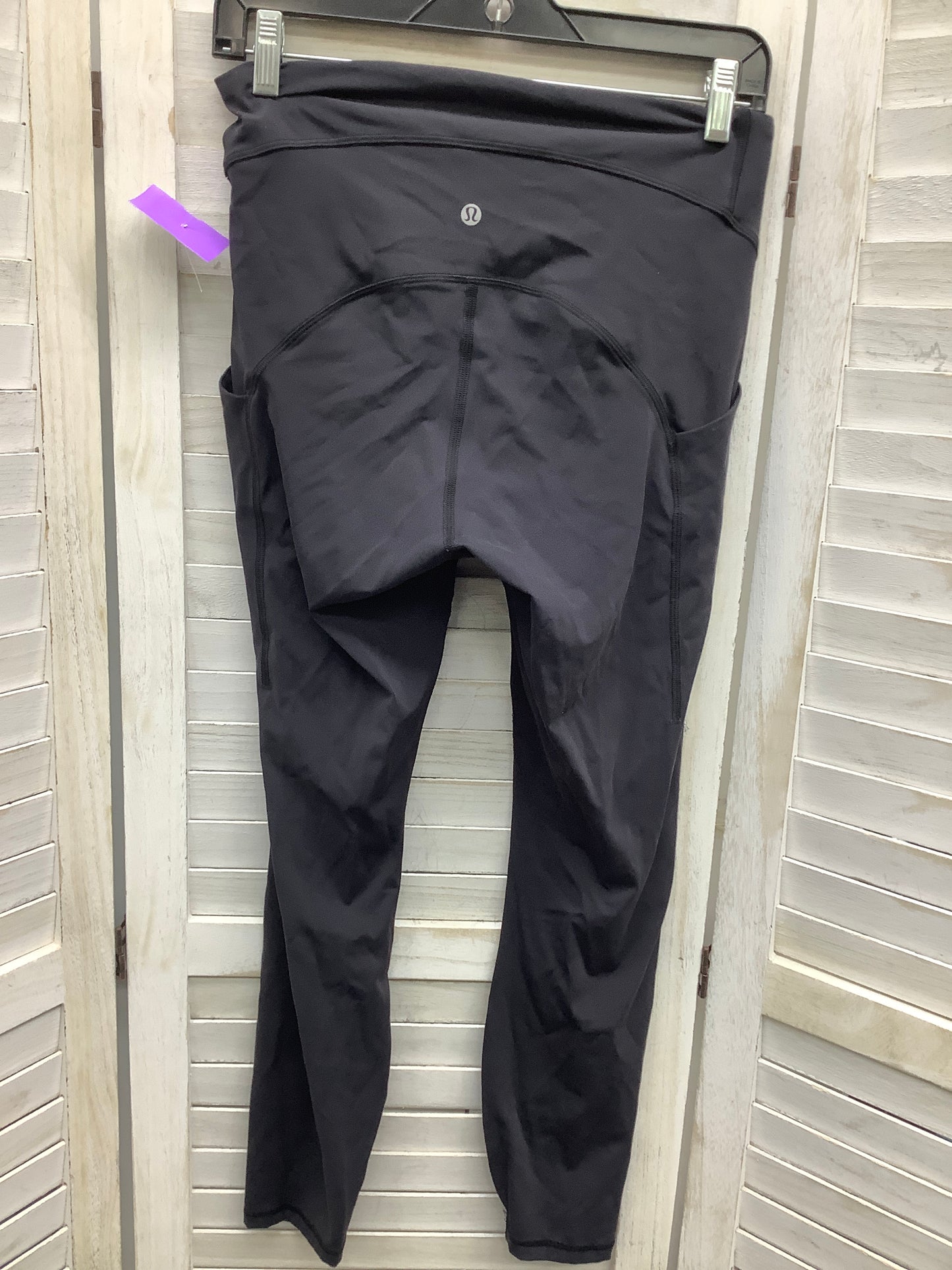 Black Athletic Pants Lululemon, Size 8