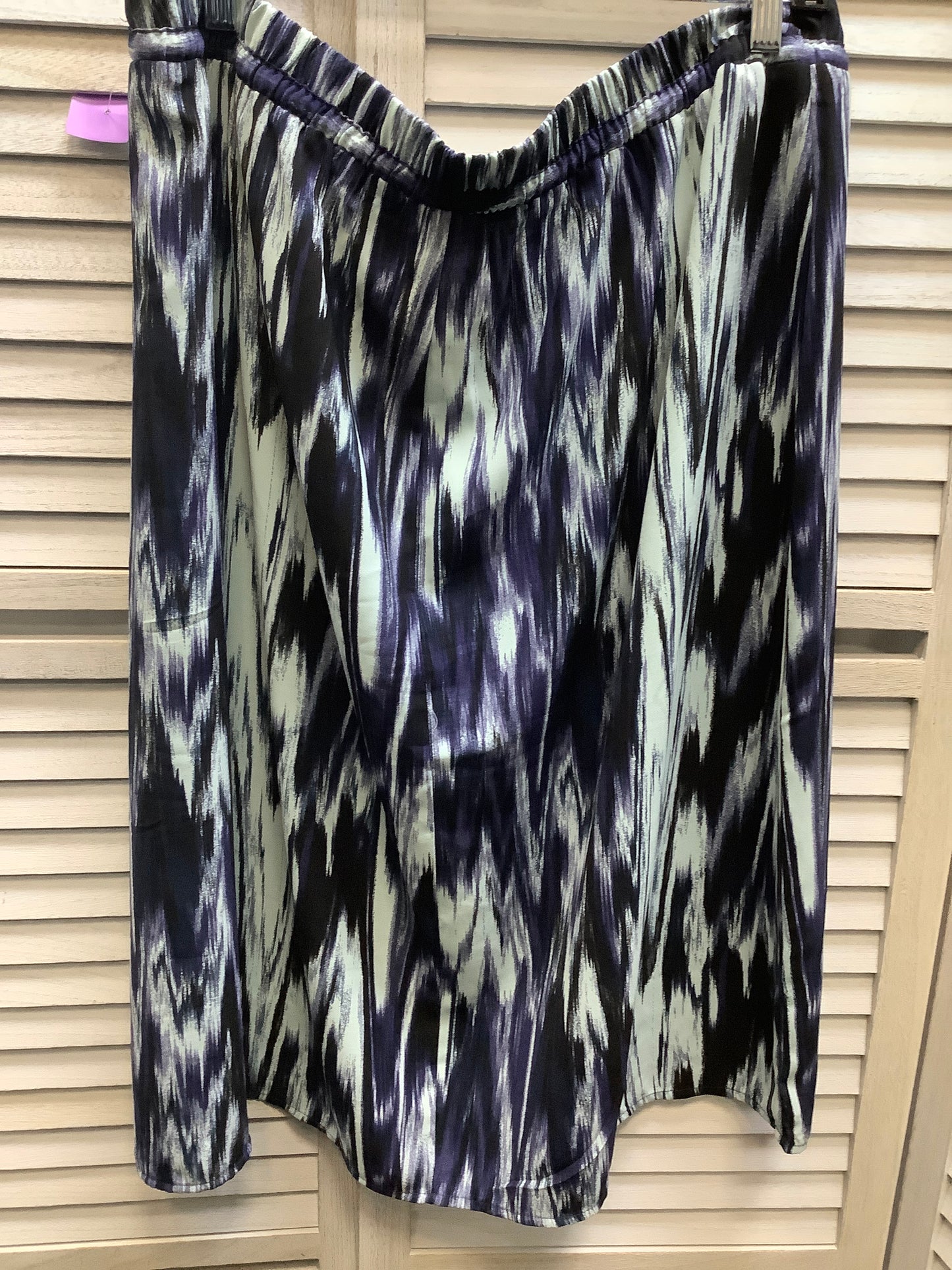 Blue Skirt Midi Faded Glory, Size Xl