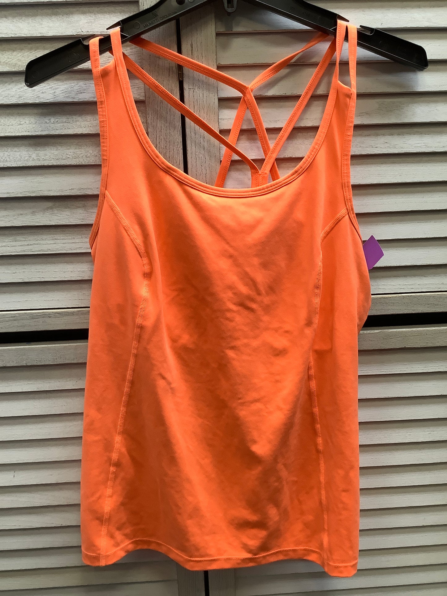 Athletic Tank Top By Xersion In Orange, Size: M