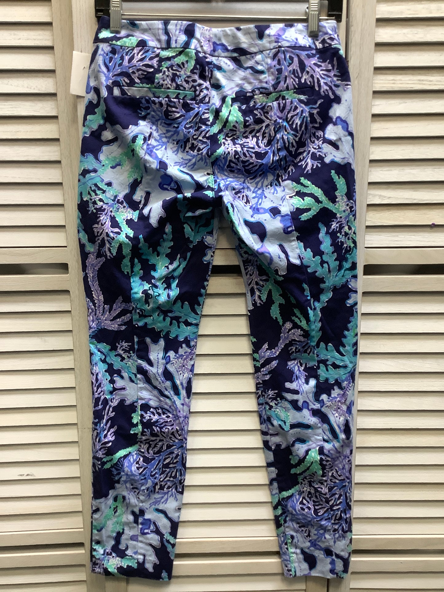 Blue Pants Cropped Lilly Pulitzer, Size 2