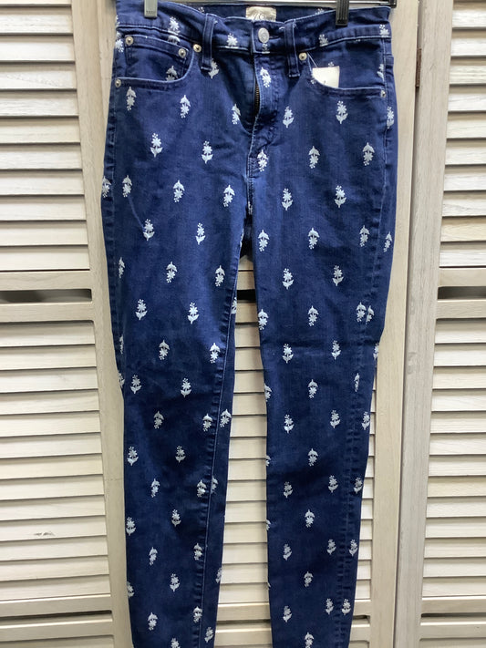 Blue Denim Jeans Skinny J. Crew, Size 4