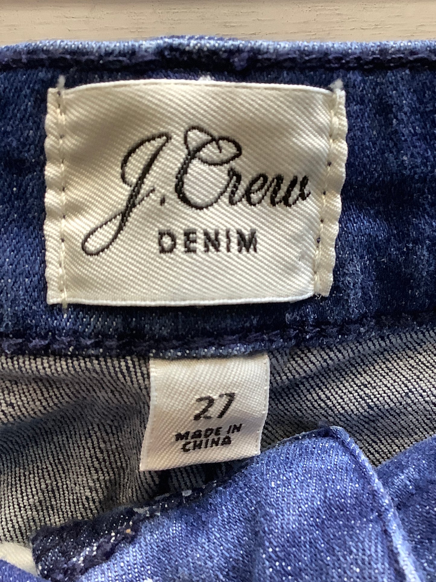 Blue Denim Jeans Skinny J. Crew, Size 4