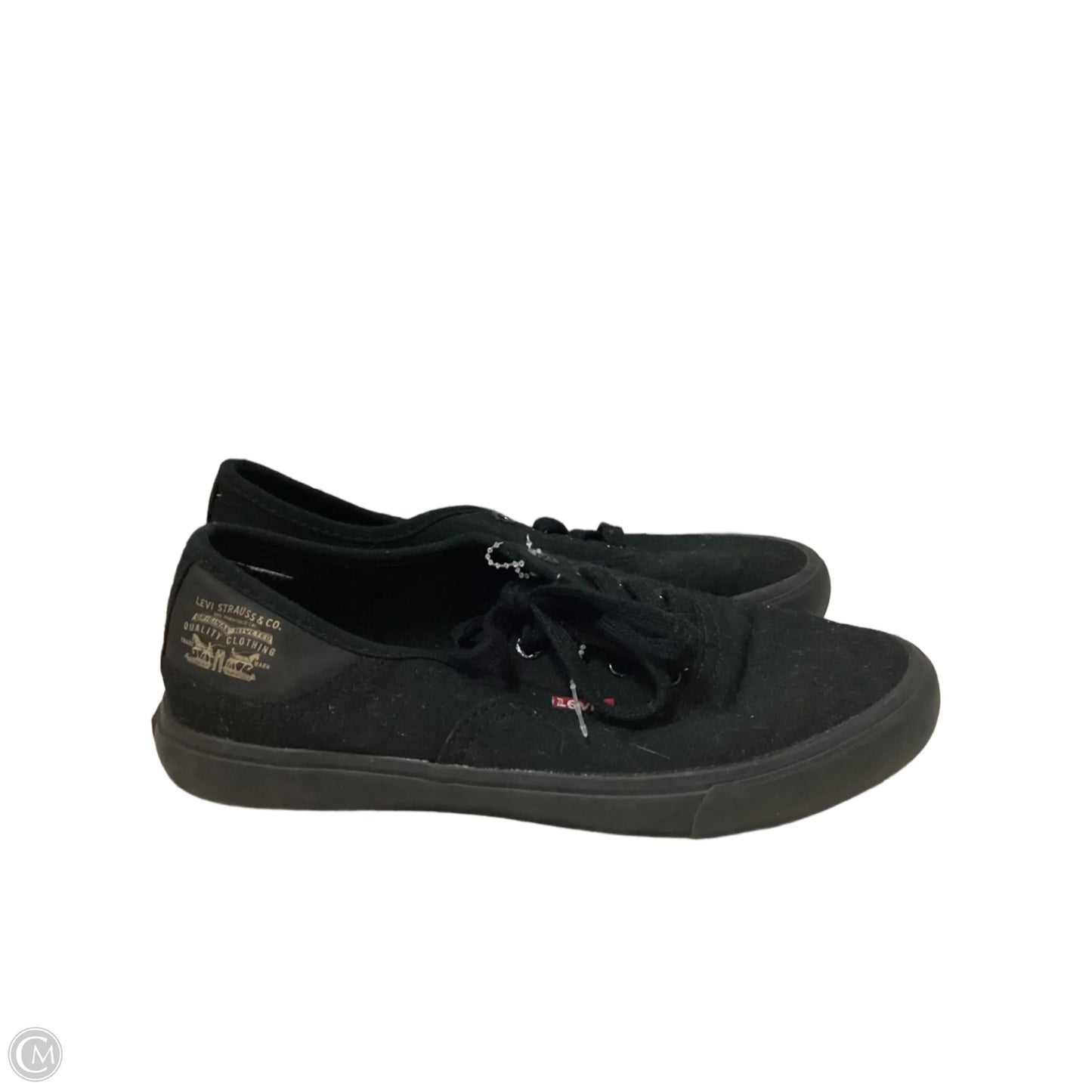 Shoes Sneakers By Levis In Black, Size: 7