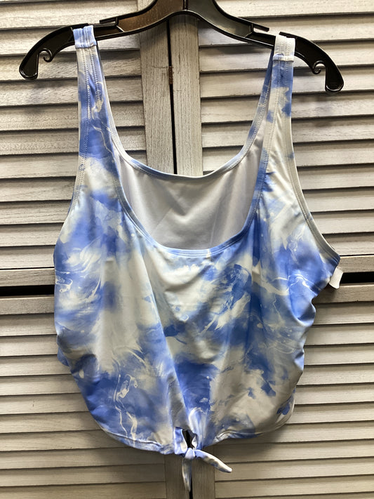 Swimsuit Top By Clothes Mentor In Blue, Size: 3x