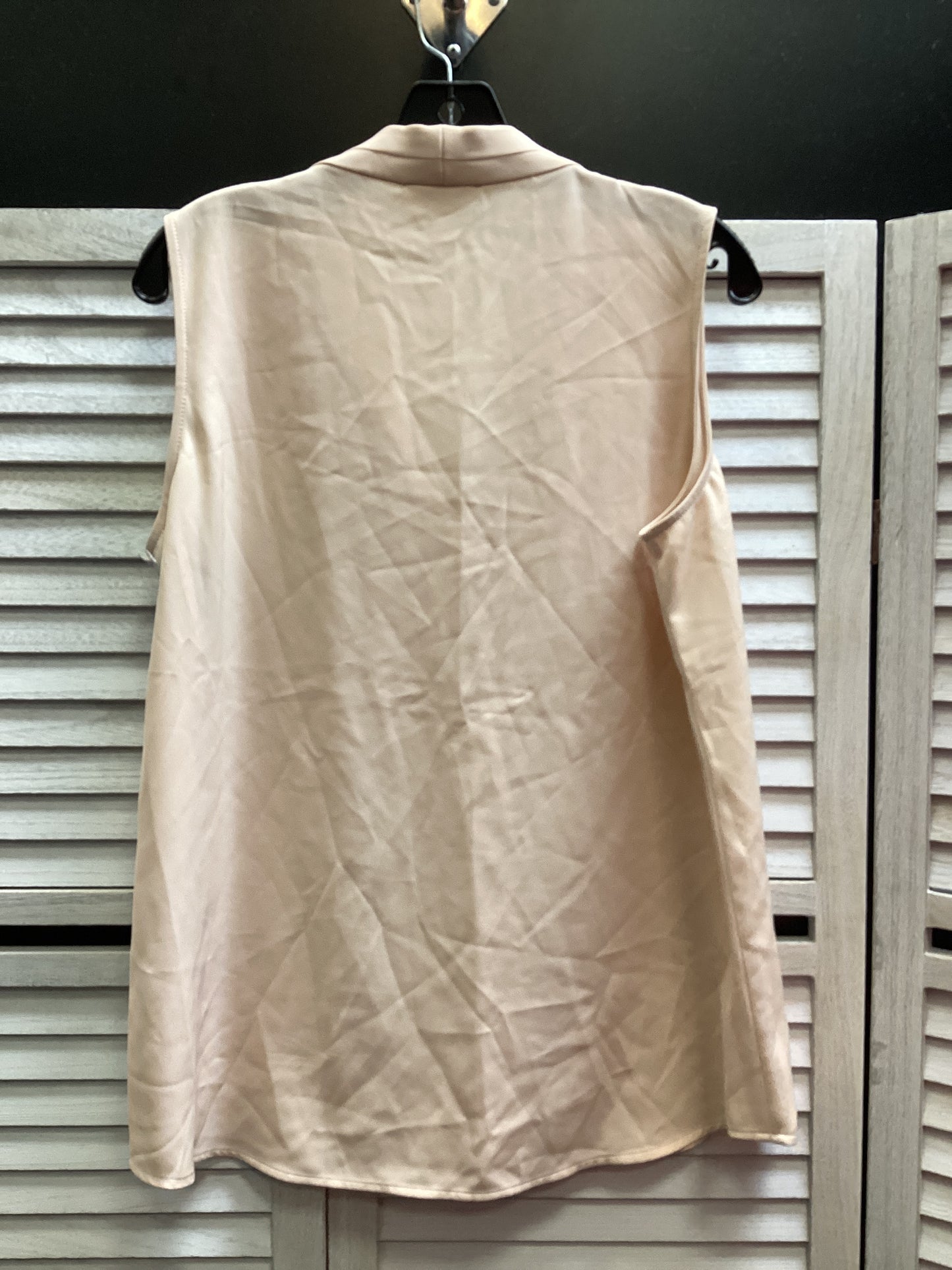 Top Sleeveless By Calvin Klein In Peach, Size: S