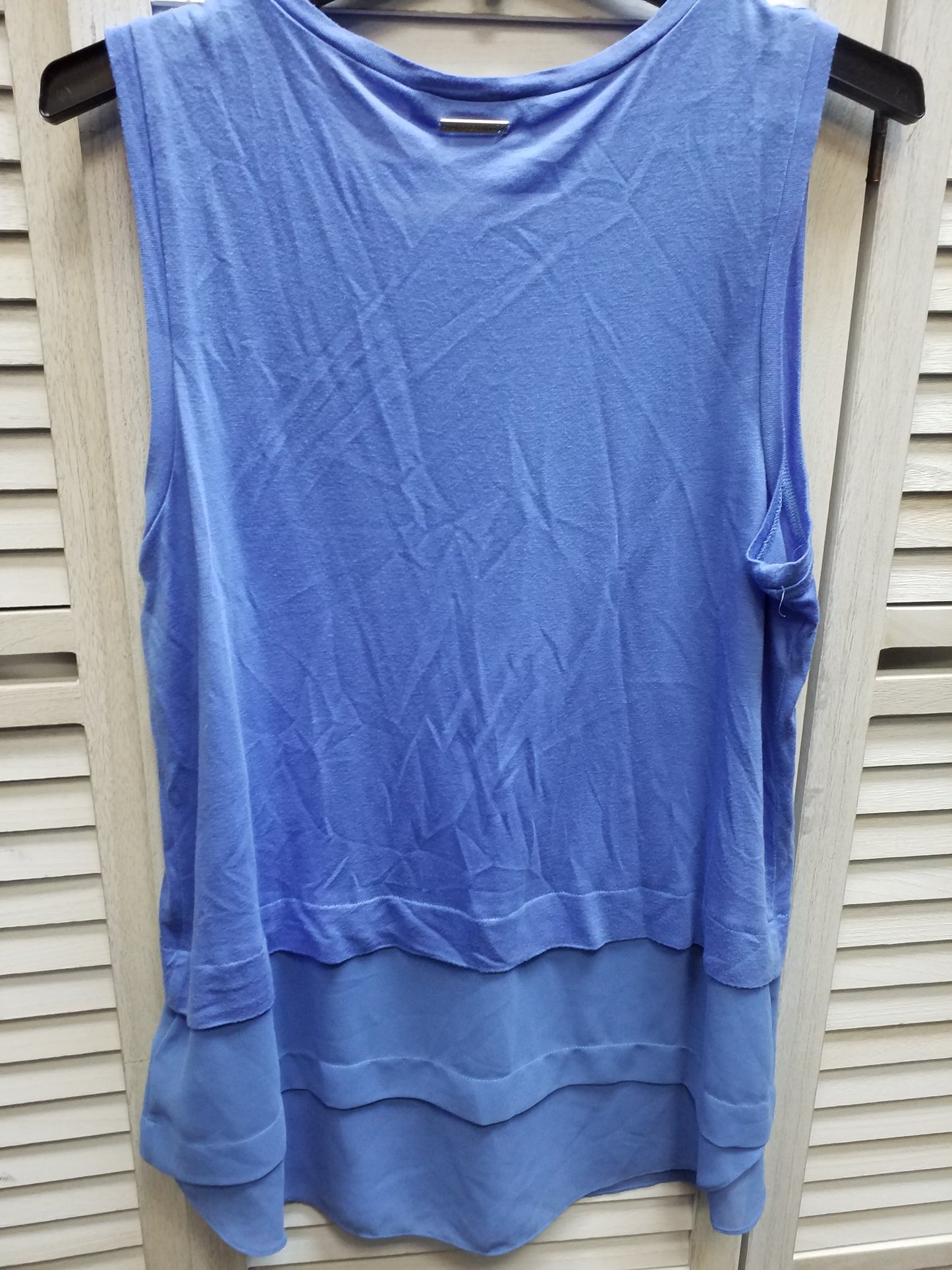 Blue Top Sleeveless Michael By Michael Kors, Size Xl