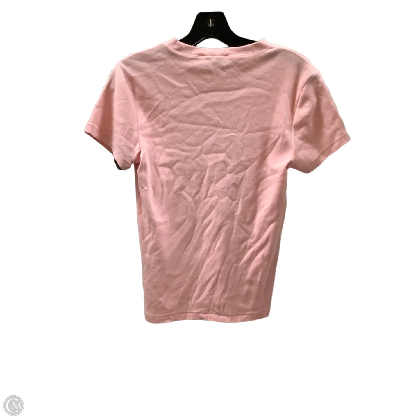 Top Short Sleeve By Ralph Lauren Blue Label In Pink, Size: L