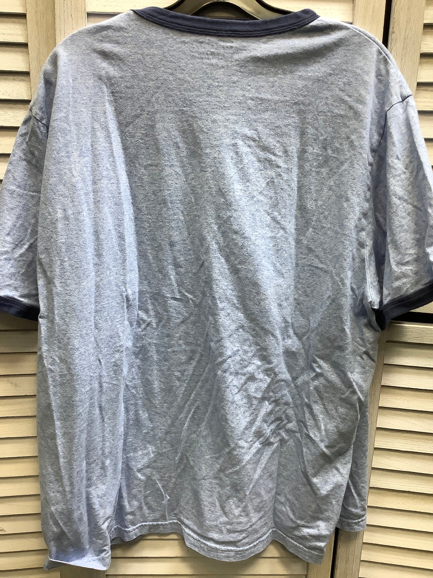 Blue Top Short Sleeve Basic American Eagle, Size 2x